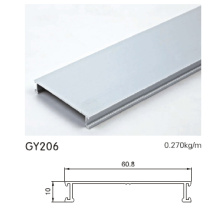 Eloxiertes Silber-Aluminium-Schrank-Profil